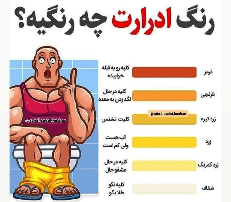 تغییرات رنگ ادرار به چه معنی هستش